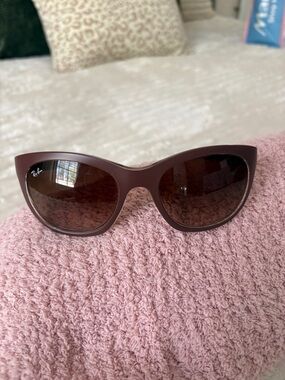 Ray-Ban Women's Brown Cat-Eye Sunglasses with Brown Lenses